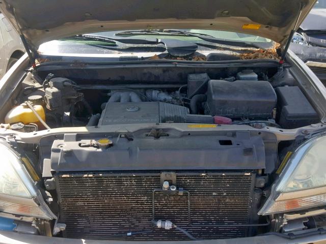 JTJHF10U230294044 - 2003 LEXUS RX 300 GOLD photo 7