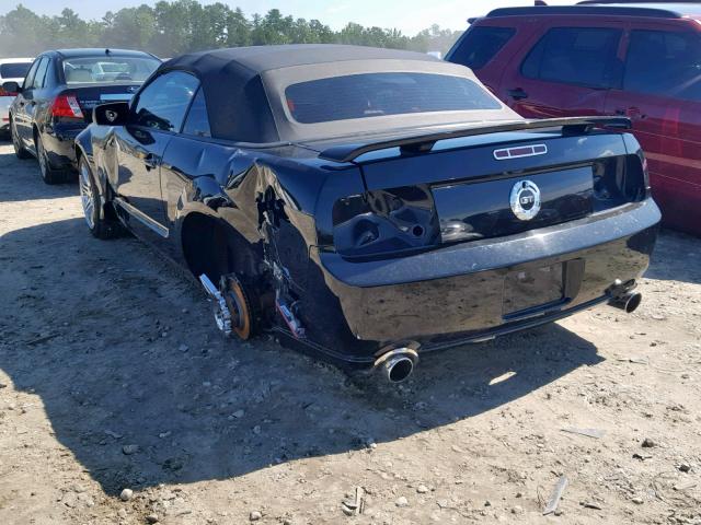 1ZVHT85H165245387 - 2006 FORD MUSTANG GT BLACK photo 3