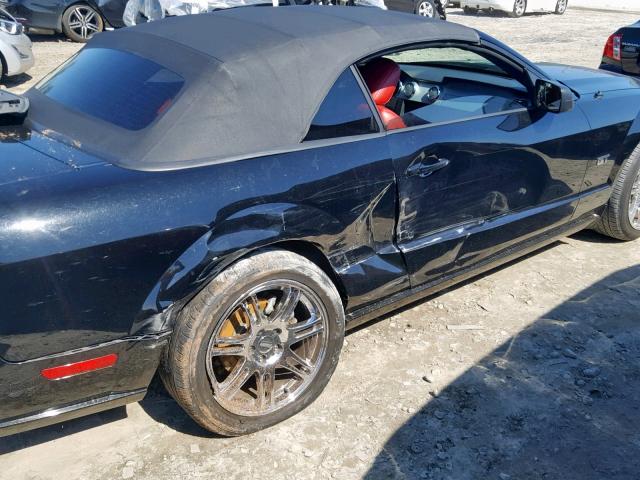 1ZVHT85H165245387 - 2006 FORD MUSTANG GT BLACK photo 9
