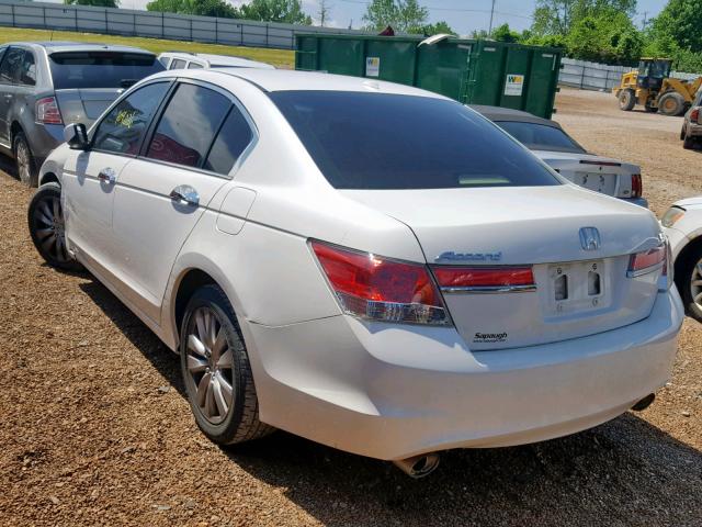 1HGCP3F83CA031010 - 2012 HONDA ACCORD EXL WHITE photo 3