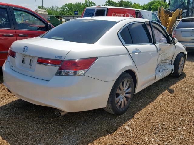 1HGCP3F83CA031010 - 2012 HONDA ACCORD EXL WHITE photo 4