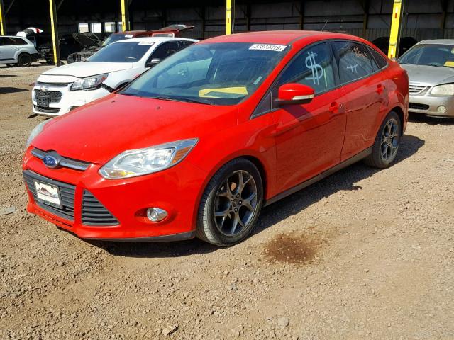 1FADP3F2XDL314157 - 2013 FORD FOCUS SE RED photo 2