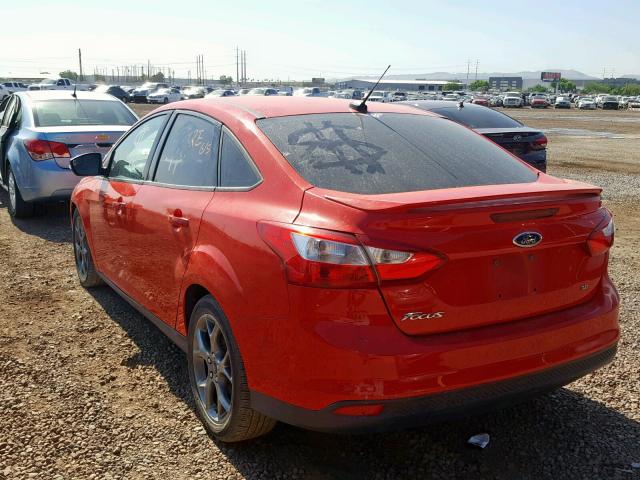 1FADP3F2XDL314157 - 2013 FORD FOCUS SE RED photo 3