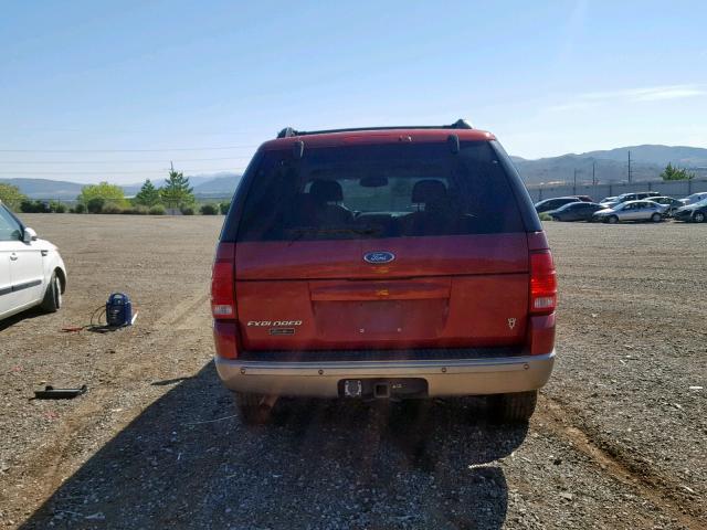 1FMDU74WX2ZA71276 - 2002 FORD EXPLORER E MAROON photo 10