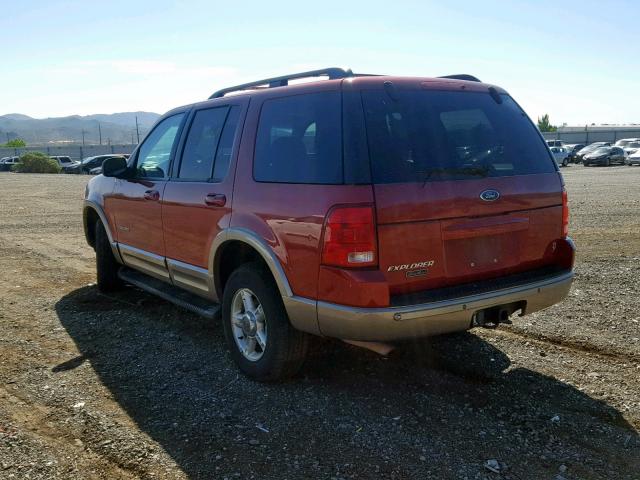 1FMDU74WX2ZA71276 - 2002 FORD EXPLORER E MAROON photo 3