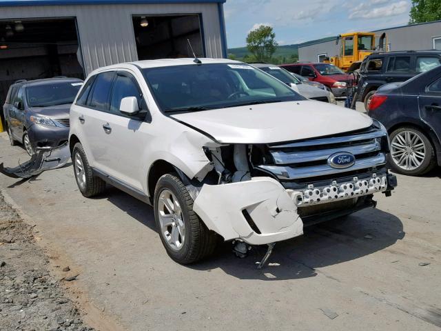 2FMDK4JC1BBA65139 - 2011 FORD EDGE SEL WHITE photo 1