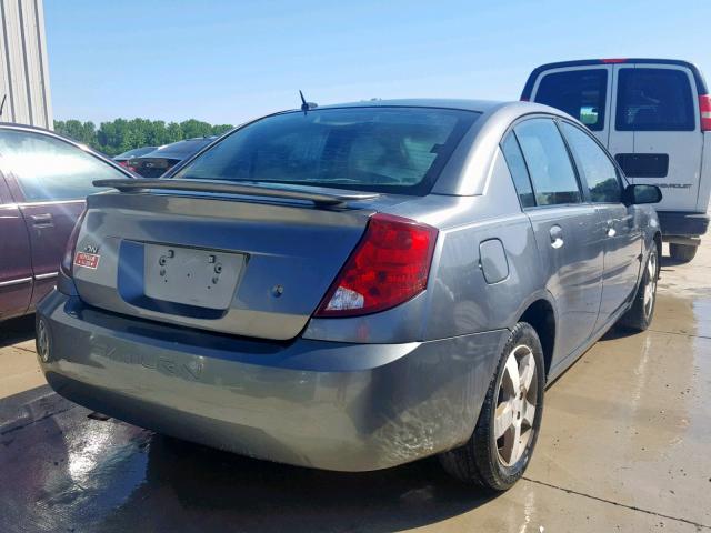 1G8AL58F37Z112289 - 2007 SATURN ION LEVEL GRAY photo 4