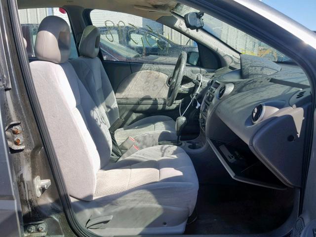 1G8AL58F37Z112289 - 2007 SATURN ION LEVEL GRAY photo 5