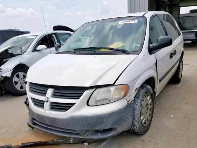 1D4GP21R07B182108 - 2007 DODGE CARAVAN C/ WHITE photo 2