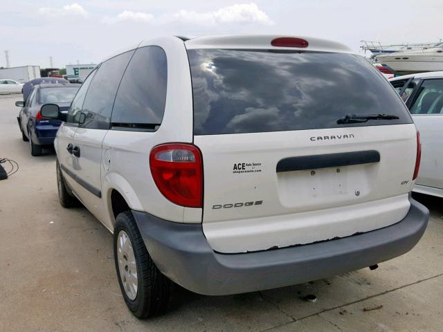 1D4GP21R07B182108 - 2007 DODGE CARAVAN C/ WHITE photo 3