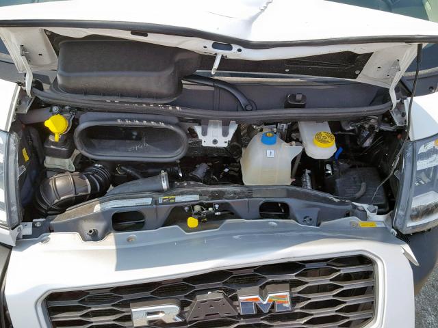 3C6TRVDG8KE502229 - 2019 RAM PROMASTER 白色 照片 7