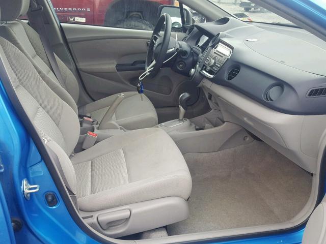 JHMZE2H52AS013633 - 2010 HONDA INSIGHT LX BLUE photo 5