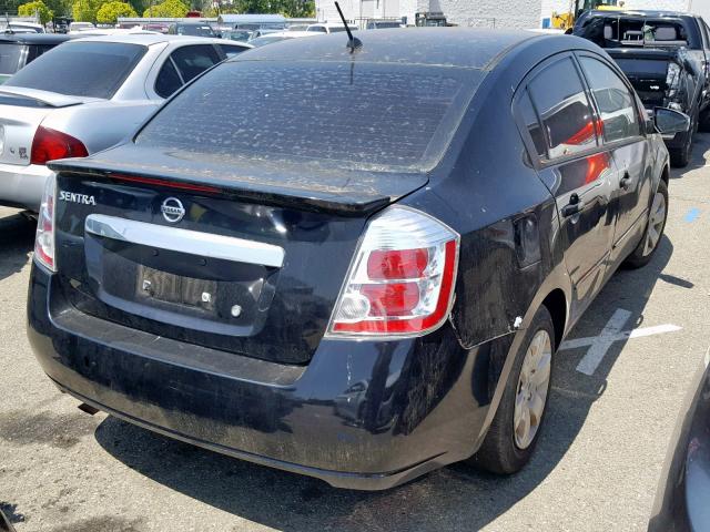 3N1AB6AP4BL695508 - 2011 NISSAN SENTRA 2.0 BLACK photo 4