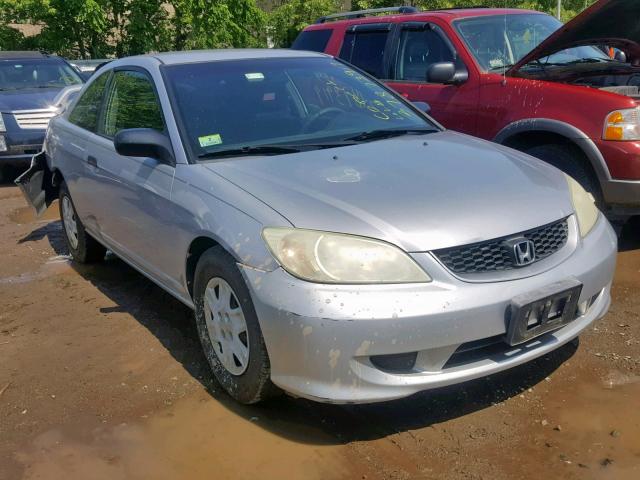 1HGEM21114L063241 - 2004 HONDA CIVIC DX V SILVER photo 1