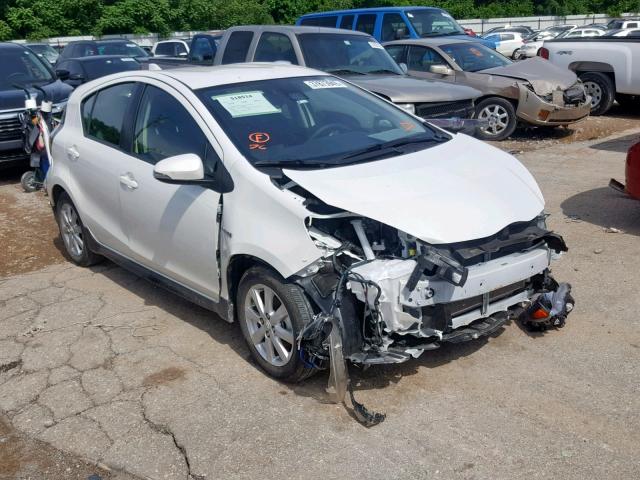 JTDKDTB33H1598094 - 2017 TOYOTA PRIUS C WHITE photo 1