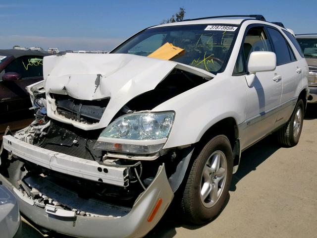 JTJHF10U030310824 - 2003 LEXUS RX 300 WHITE photo 2