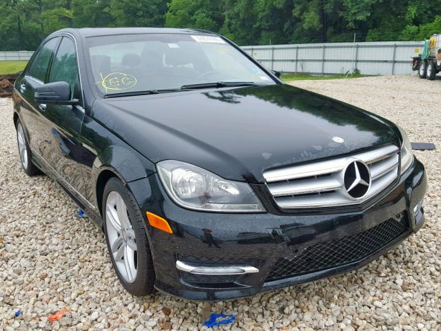 WDDGF4HB5DR265336 - 2013 MERCEDES-BENZ C 250 BLACK photo 1