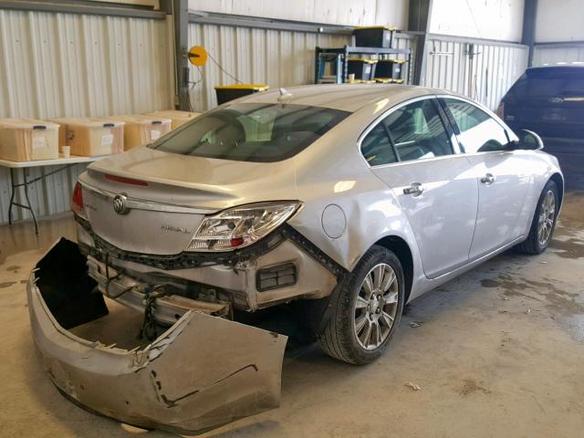 2G4GS5ER9D9220077 - 2013 BUICK REGAL PREM GRAY photo 4