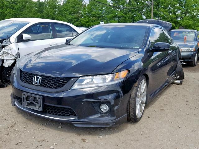 1HGCT2B82DA003356 - 2013 HONDA ACCORD EXL BLACK photo 2