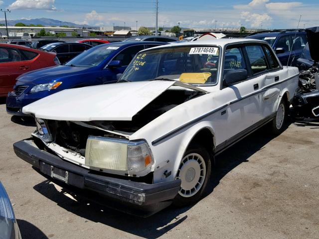 YV1AX884XG1164652 - 1986 VOLVO 244 DL WHITE photo 2