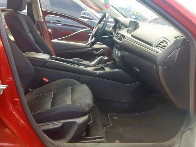 JM1GL1U59H1103991 - 2017 MAZDA 6 SPORT RED photo 5