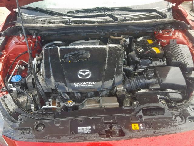 JM1GL1U59H1103991 - 2017 MAZDA 6 SPORT RED photo 7