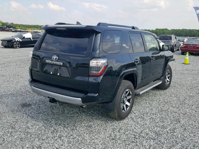 JTEBU5JRXK5660622 - 2019 TOYOTA 4RUNNER SR BLACK photo 4