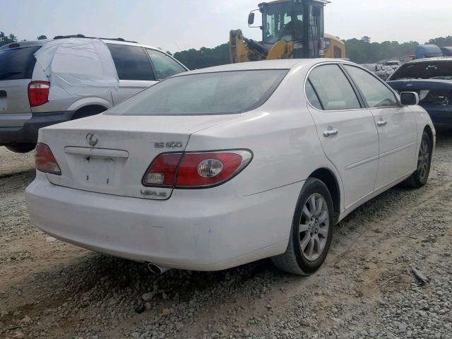 JTHBF30G020031935 - 2002 LEXUS ES 300 WHITE photo 4