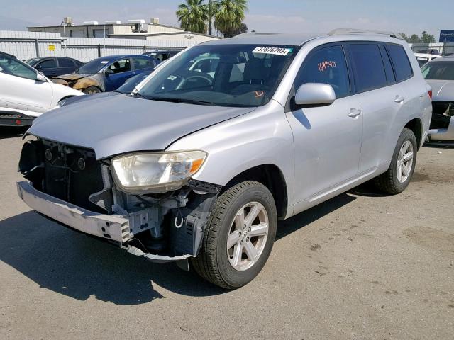 JTEES41A782062263 - 2008 TOYOTA HIGHLANDER SILVER photo 2