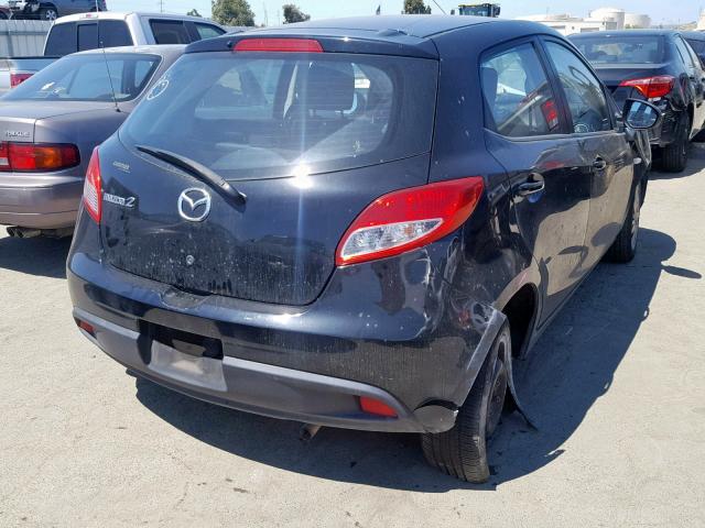 JM1DE1KY5C0135927 - 2012 MAZDA MAZDA2 BLACK photo 4