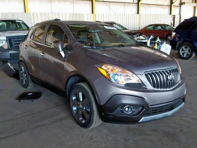 KL4CJCSB8EB697076 - 2014 BUICK ENCORE BROWN photo 1