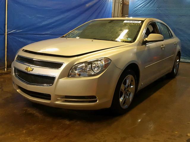 1G1ZC5EB9AF104001 - 2010 CHEVROLET MALIBU 1LT ბეჟი ფოტო 2