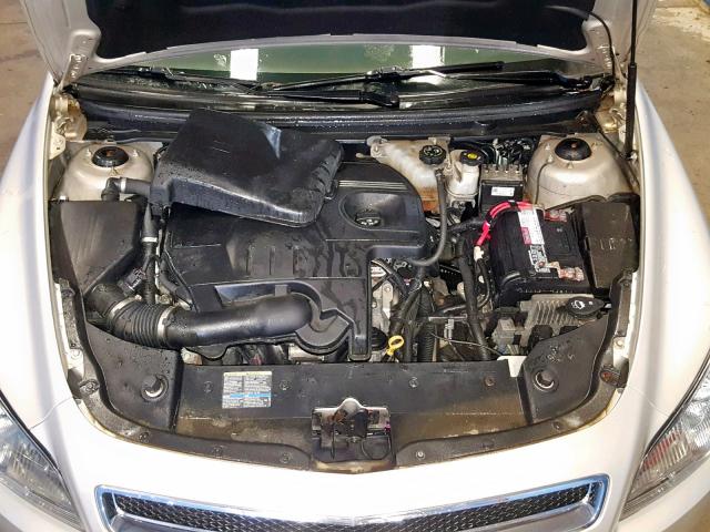 1G1ZC5EB9AF104001 - 2010 CHEVROLET MALIBU 1LT ბეჟი ფოტო 7