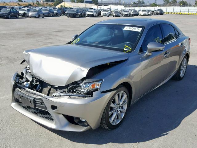 JTHBA1D27G5026386 - 2016 LEXUS IS 200T GRAY photo 2