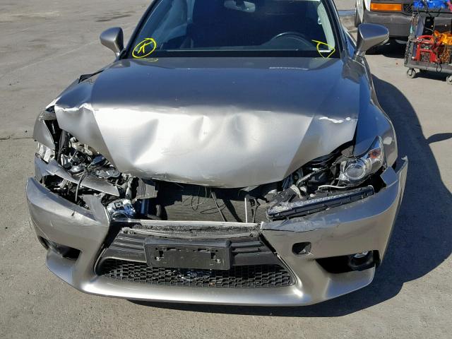 JTHBA1D27G5026386 - 2016 LEXUS IS 200T GRAY photo 9