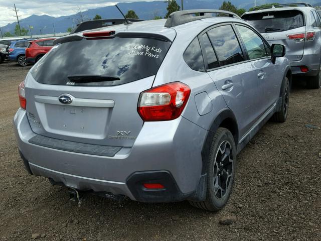 JF2GPACC2E8311932 - 2014 SUBARU XV CROSSTR SILVER photo 4