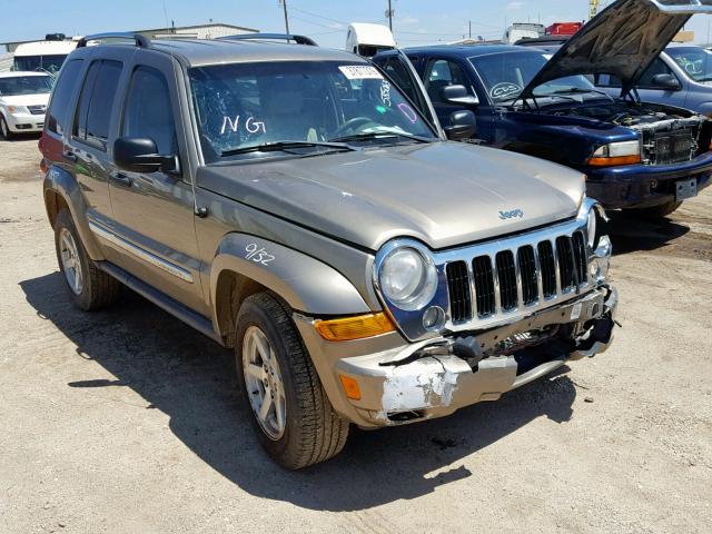 1J4GL58K67W585063 - 2007 JEEP LIBERTY LI GOLD photo 1