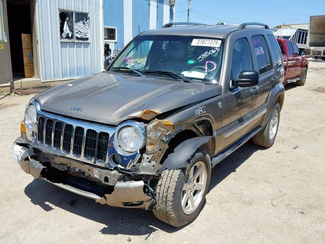 1J4GL58K67W585063 - 2007 JEEP LIBERTY LI GOLD photo 2