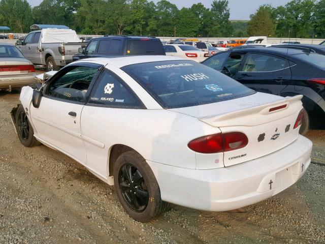 1G1JF12T0Y7329227 - 2000 CHEVROLET CAVALIER Z WHITE photo 3