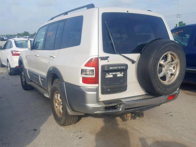 JA4MW51R72J000322 - 2002 MITSUBISHI MONTERO LI WHITE photo 3