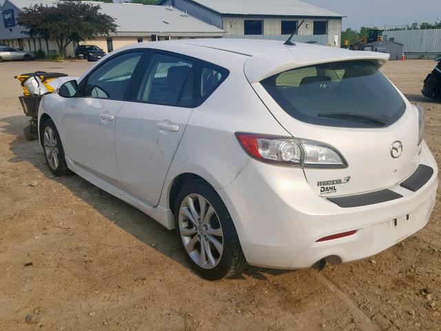 JM1BL1H5XA1136489 - 2010 MAZDA 3 S WHITE photo 3