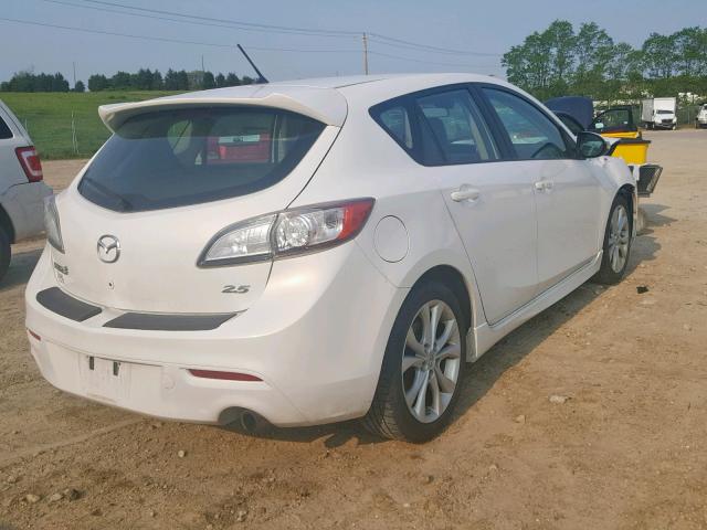 JM1BL1H5XA1136489 - 2010 MAZDA 3 S WHITE photo 4