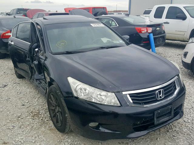 1HGCP36878A014833 - 2008 HONDA ACCORD EXL BLACK photo 1