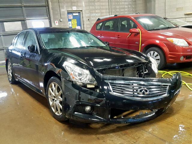 JN1CV6AR0CM973295 - 2012 INFINITI G37 BLACK photo 1