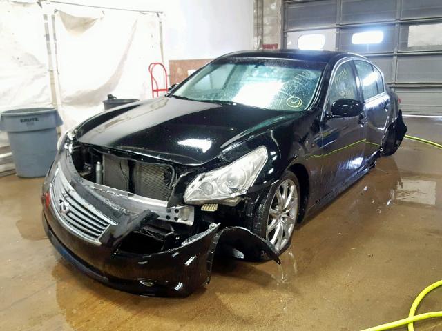 JN1CV6AR0CM973295 - 2012 INFINITI G37 BLACK photo 2