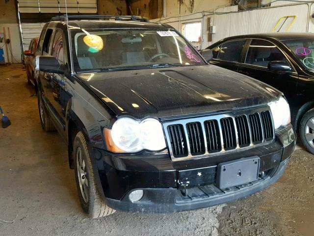 1J8GR48K88C148689 - 2008 JEEP GRAND CHER BLACK photo 1