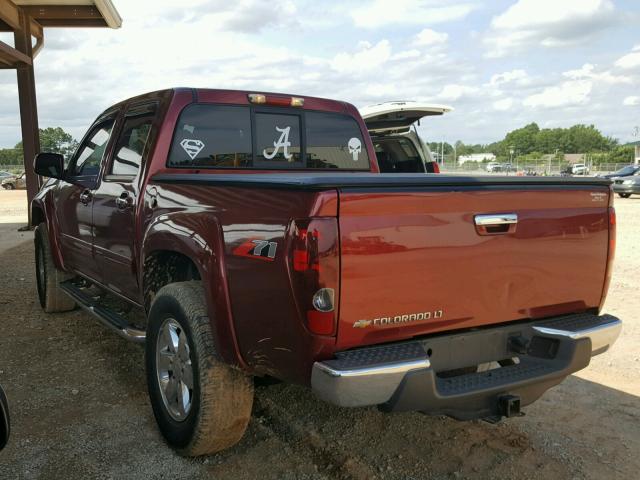 1GCHSDFE3B8116949 - 2011 CHEVROLET COLORADO L MAROON photo 3