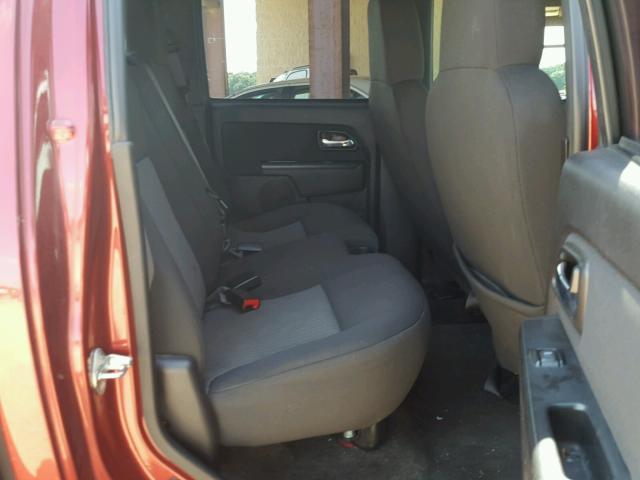 1GCHSDFE3B8116949 - 2011 CHEVROLET COLORADO L MAROON photo 6