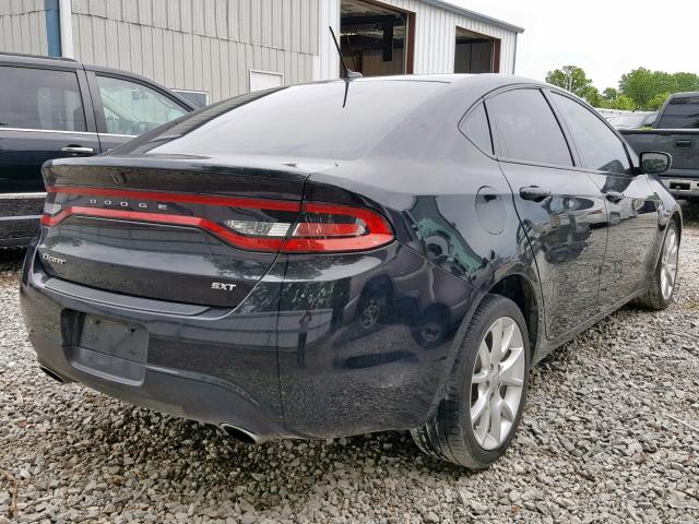 1C3CDFBA0DD304667 - 2013 DODGE DART SXT BLACK photo 4