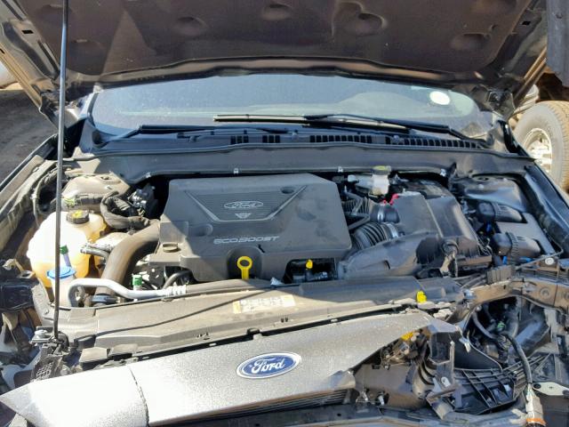 3FA6P0VP9JR110015 - 2018 FORD FUSION SPO GRAY photo 7